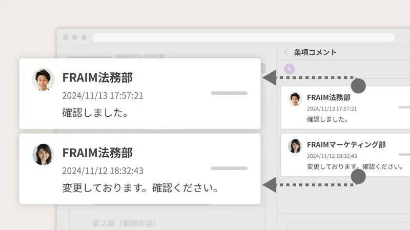だれが、なぜ書いたコメントか分からない